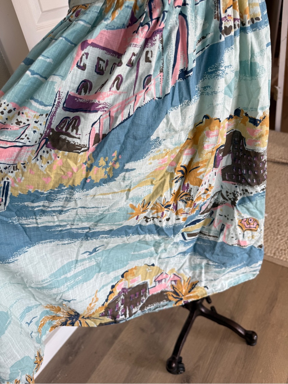 Boden Nancy Dress Riviera Print - Picture 5 of 7